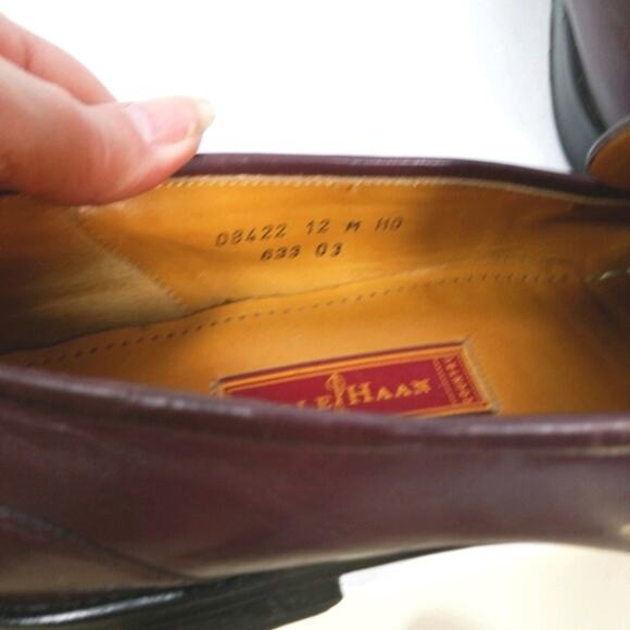 Cole Haan Country burgandy leather loafers 12 main image 9